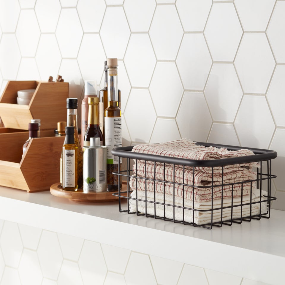 Urban Stacking Wire Baskets The Container Store