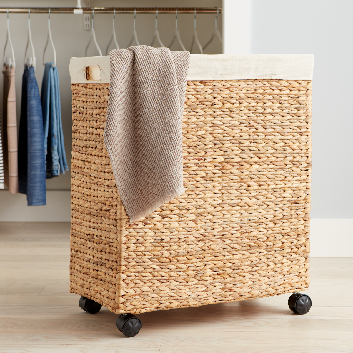 Canvas Laundry Hamper | The Container Store