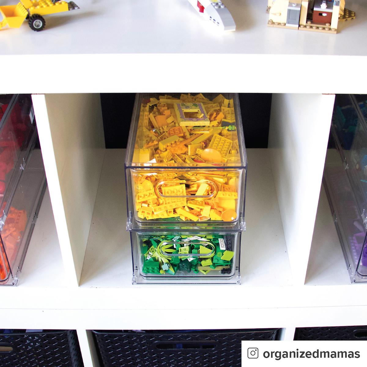 The Home Edit Divided Fridge Drawer | The Container Store