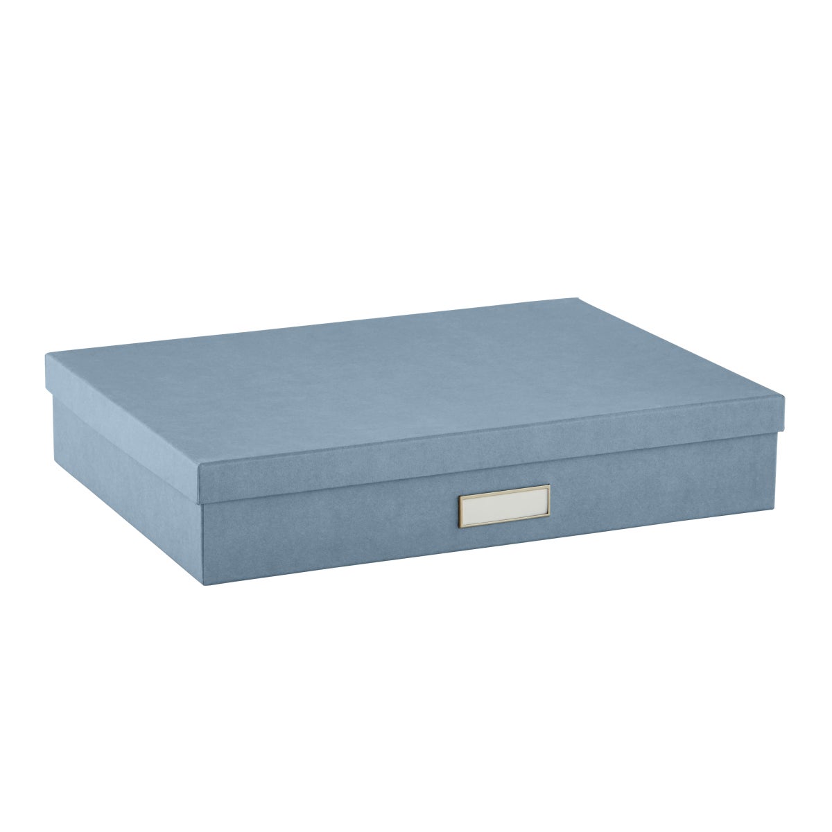 Bigso Stockholm Document Box Steel Blue