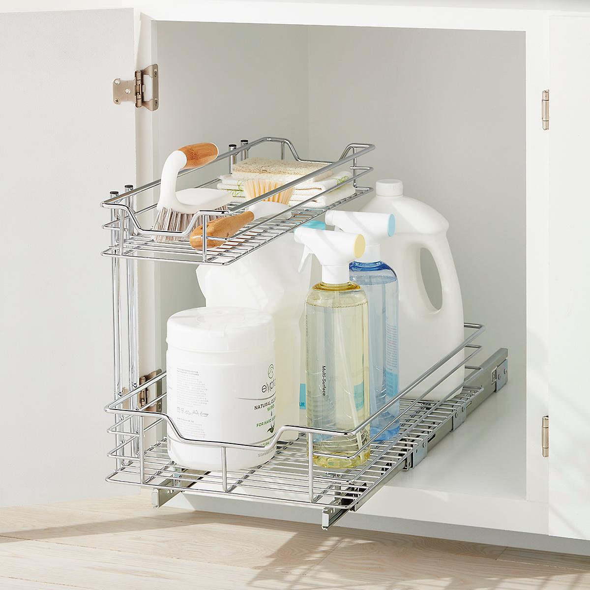 2-Tier Sliding Organizer | The Container Store