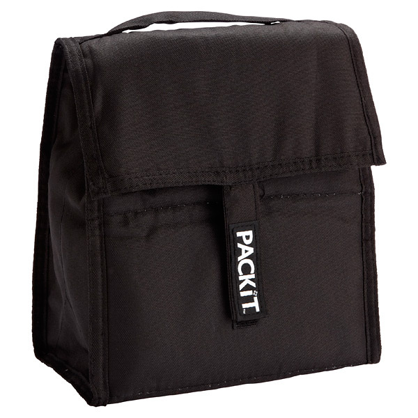 Black Color NEW with Tags Packit Freezable Carryall Lunch Bag 