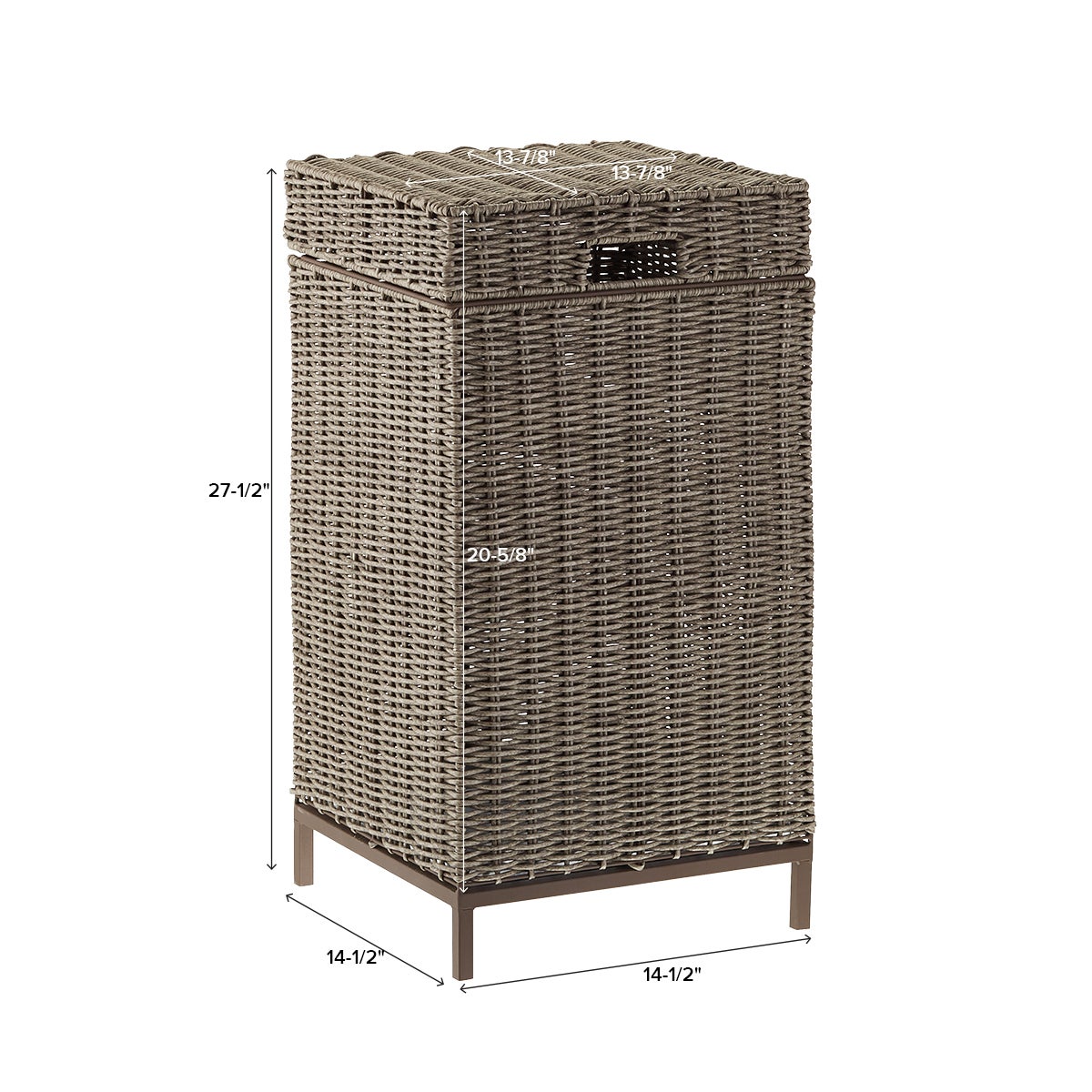 Outdoor Trash Can The Container Store