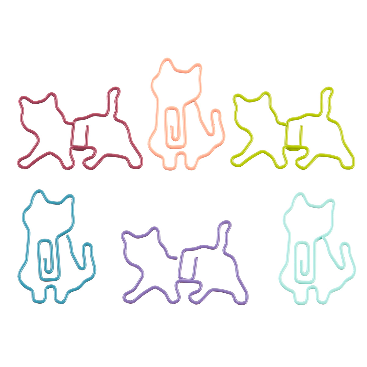 Paper Clips Cats Pkg/6
