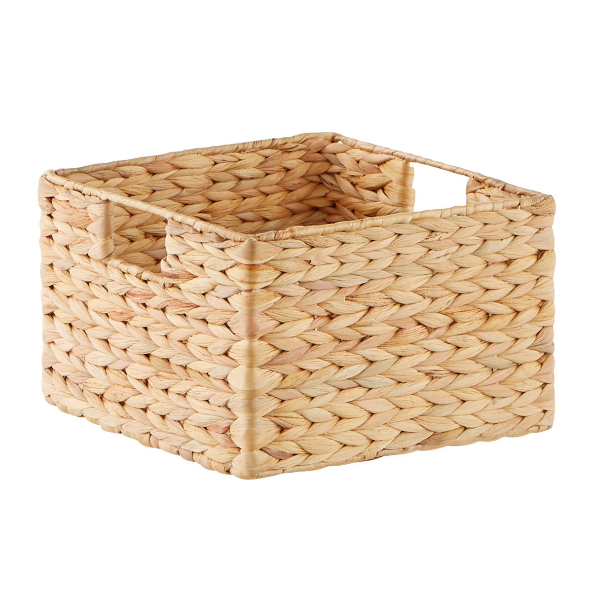 Water Hyacinth Storage Cubes with Handles The Container Store