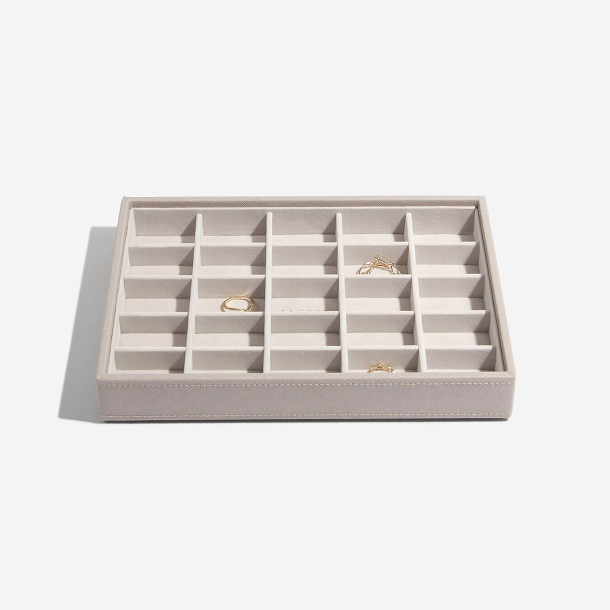 Stackers Classic 25-Section Tray Taupe