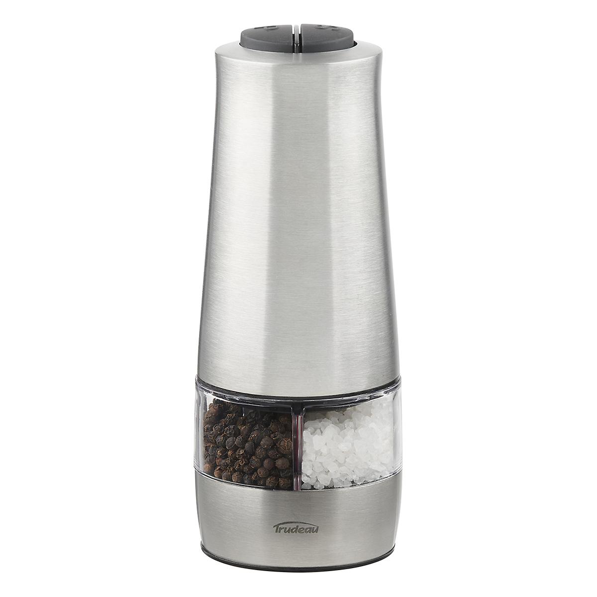 Trudeau Electric Salt and Pepper Mill The Container Store