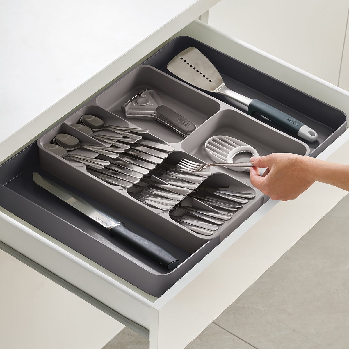 Joseph Joseph Expandable DrawerStore Cutlery Tray The Container Store