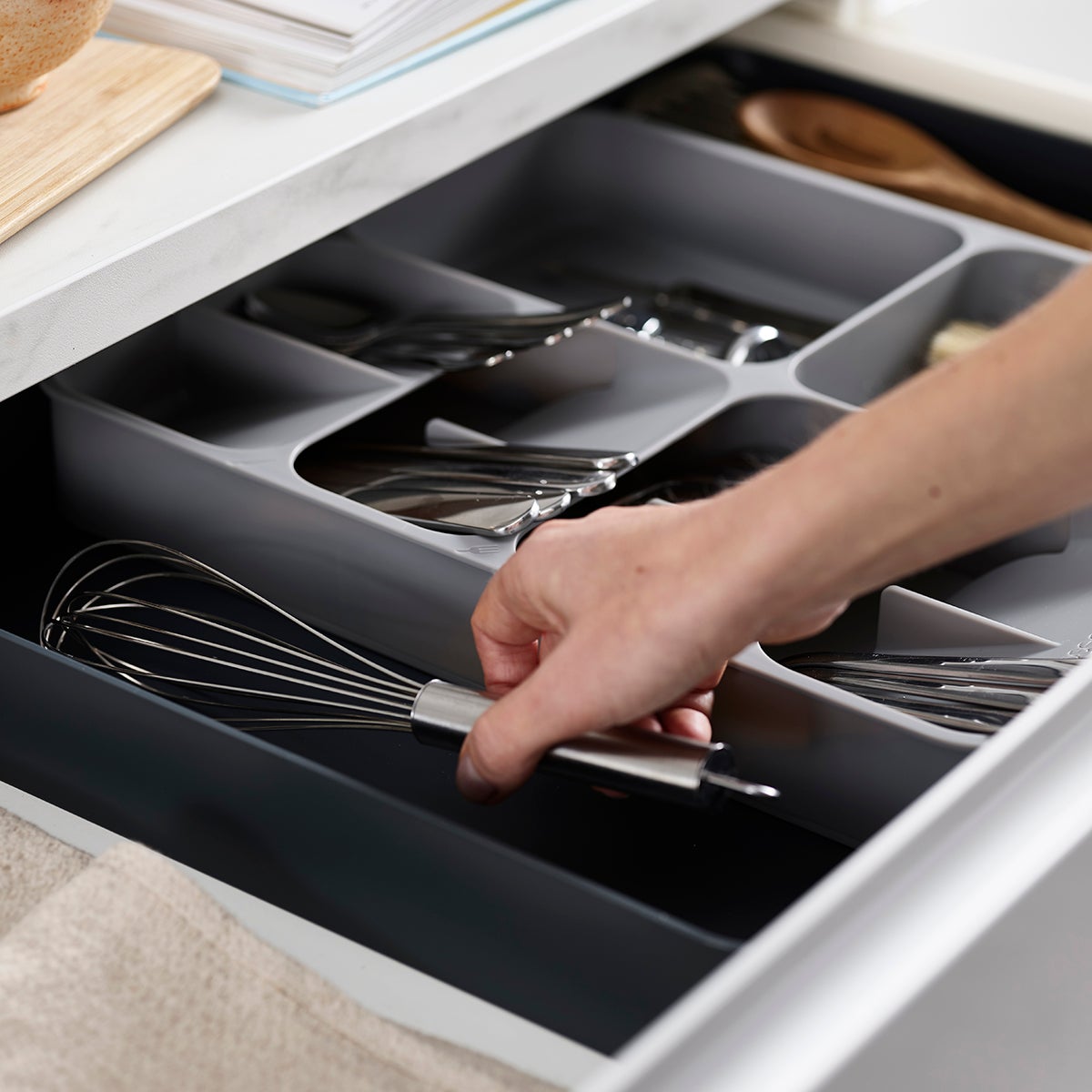 Joseph Joseph Expandable DrawerStore Cutlery Tray The Container Store