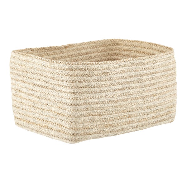 Seine Woven Jute Storage Bin The Container Store