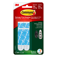 Command Small Outdoor Foam Refill Strips