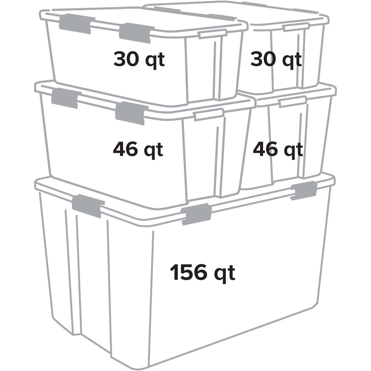 container store weathertight tote