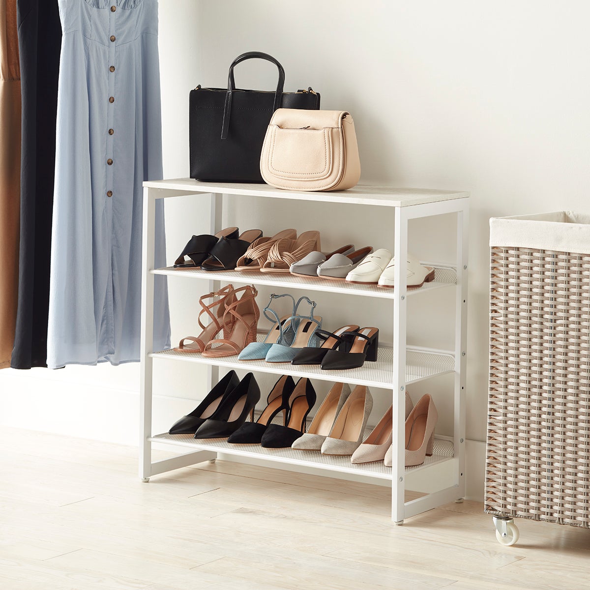 3Tier Entryway Shoe Storage The Container Store