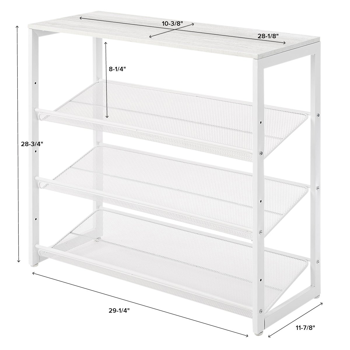 3Tier Entryway Shoe Storage The Container Store