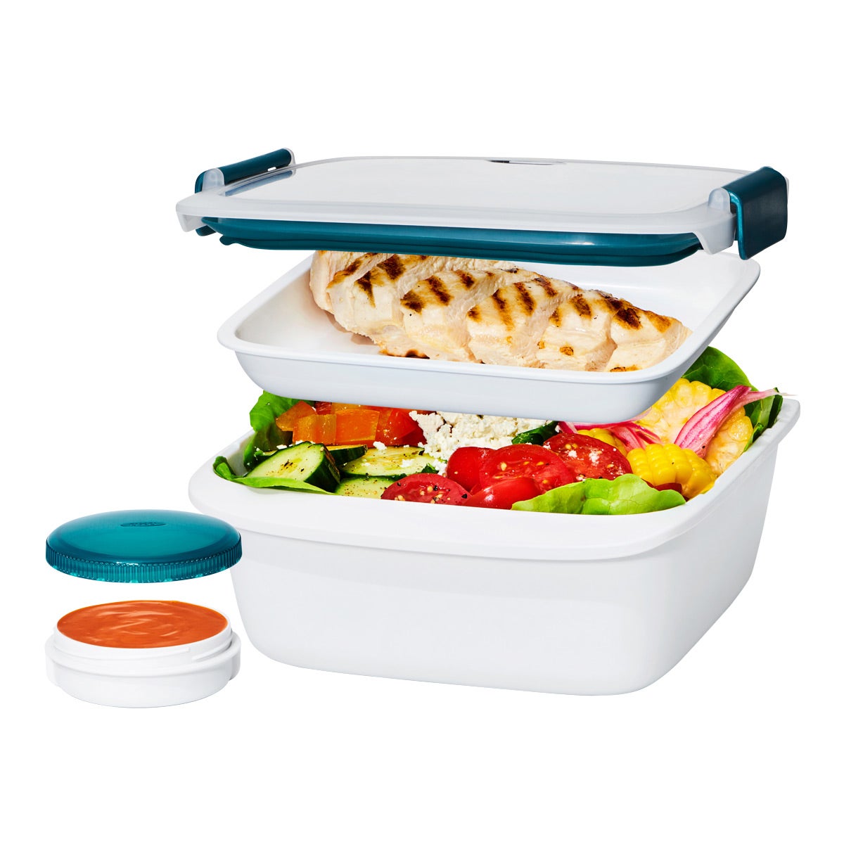 OXO Good Grips Prep & Go Salad Container The Container Store