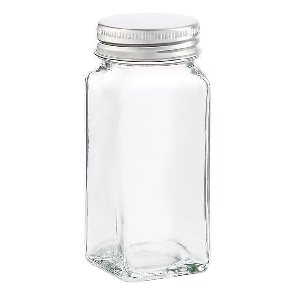 3 oz. Square Spice Jar with Aluminum Lid
