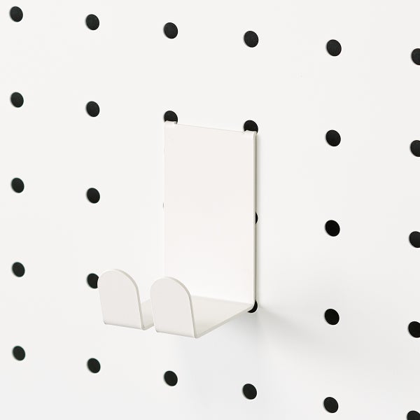 Black Bello Double Pegboard Hook The Container Store