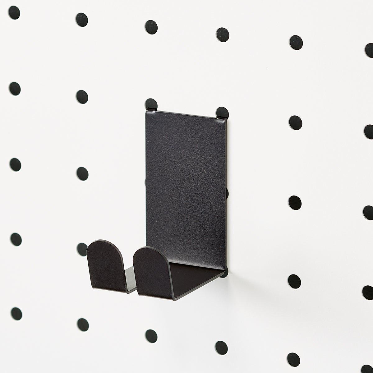 Black Bello Double Pegboard Hook The Container Store