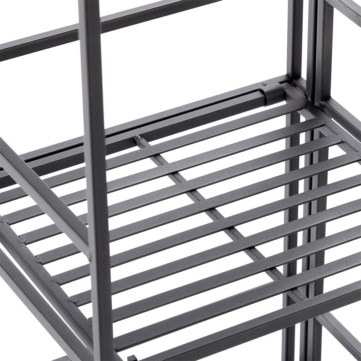 6-Shelf Iron Folding Tower | The Container Store