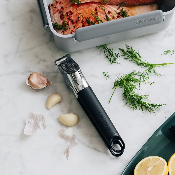 ClickClack DieCast Zinc Garlic Press The Container Store