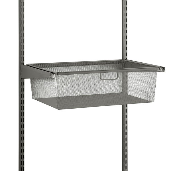 大人気新作 Graphite Elfa classic 2' Mesh Hanging Drawers & Frame | The スチールラック・メタルラック
