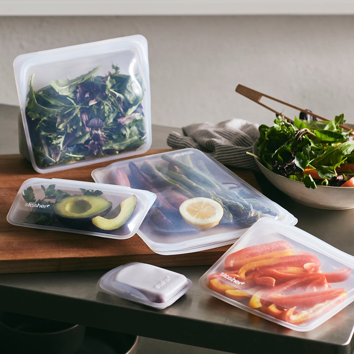 stasher reusable silicone bags