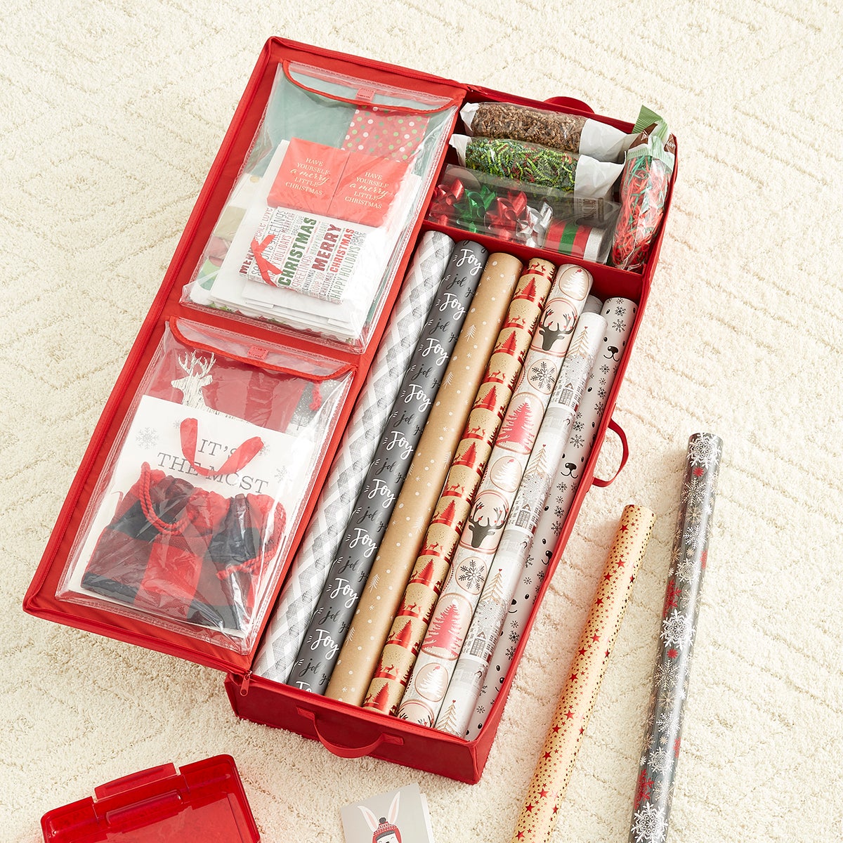 Holiday Wrap & Tote Organizer