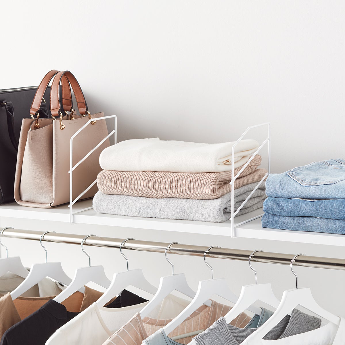 Wire Shelf Dividers The Container Store