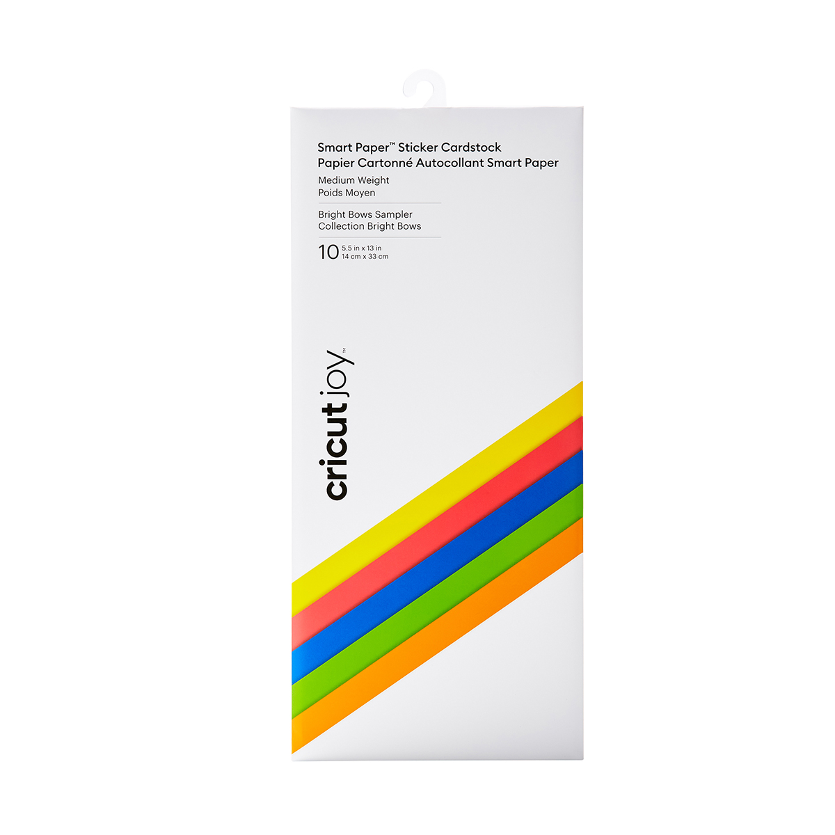 Cricut Smart Paper Sticker Cardstock Bright Bow Pkg/10