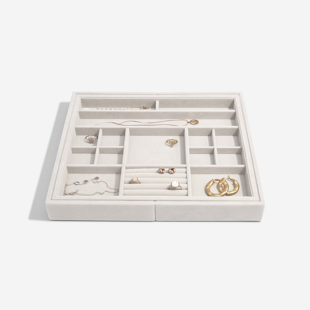 Stackers Medium Expandable Jewelry Storage Tray The Container Store