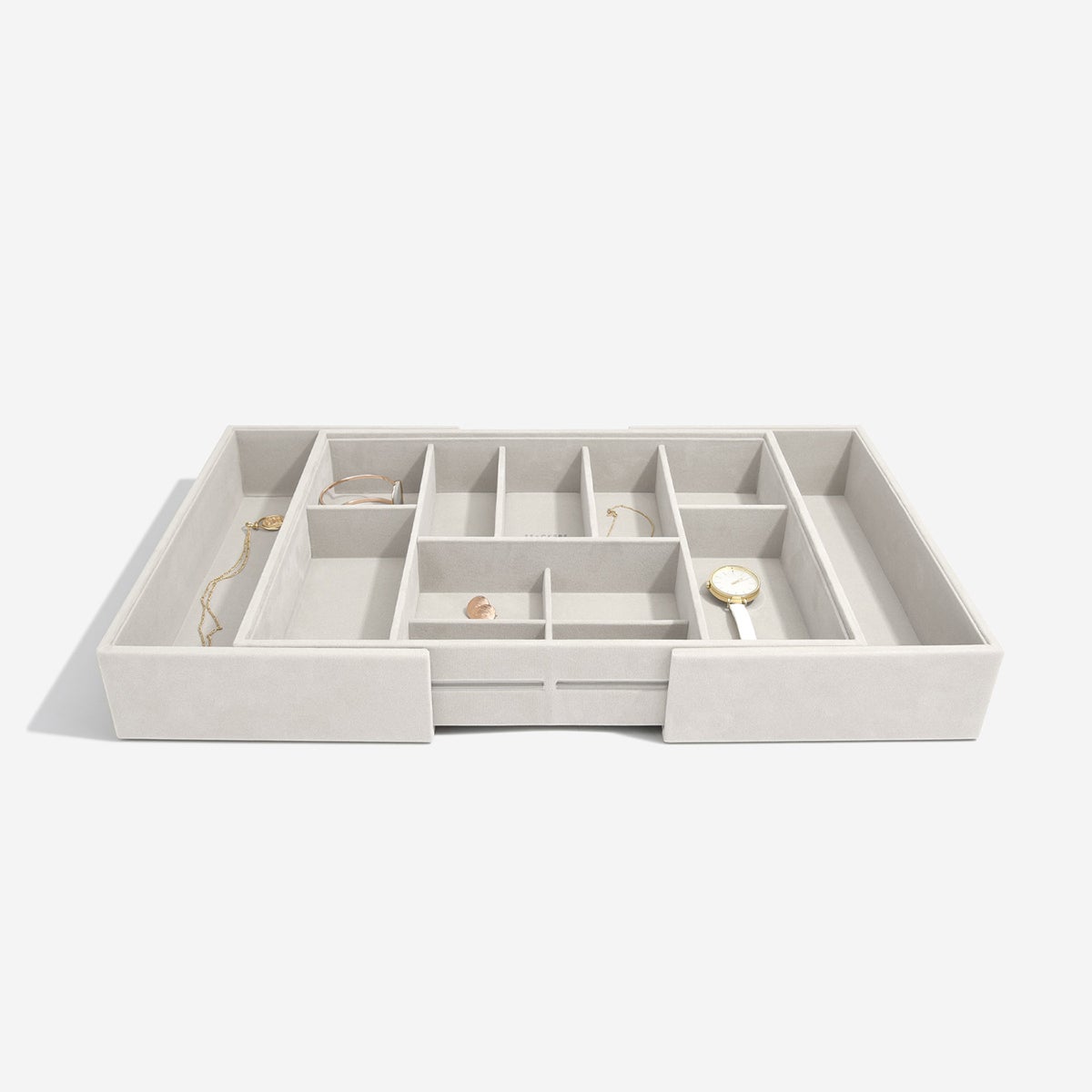 Stackers Large Expandable Jewelry Storage Tray The Container Store