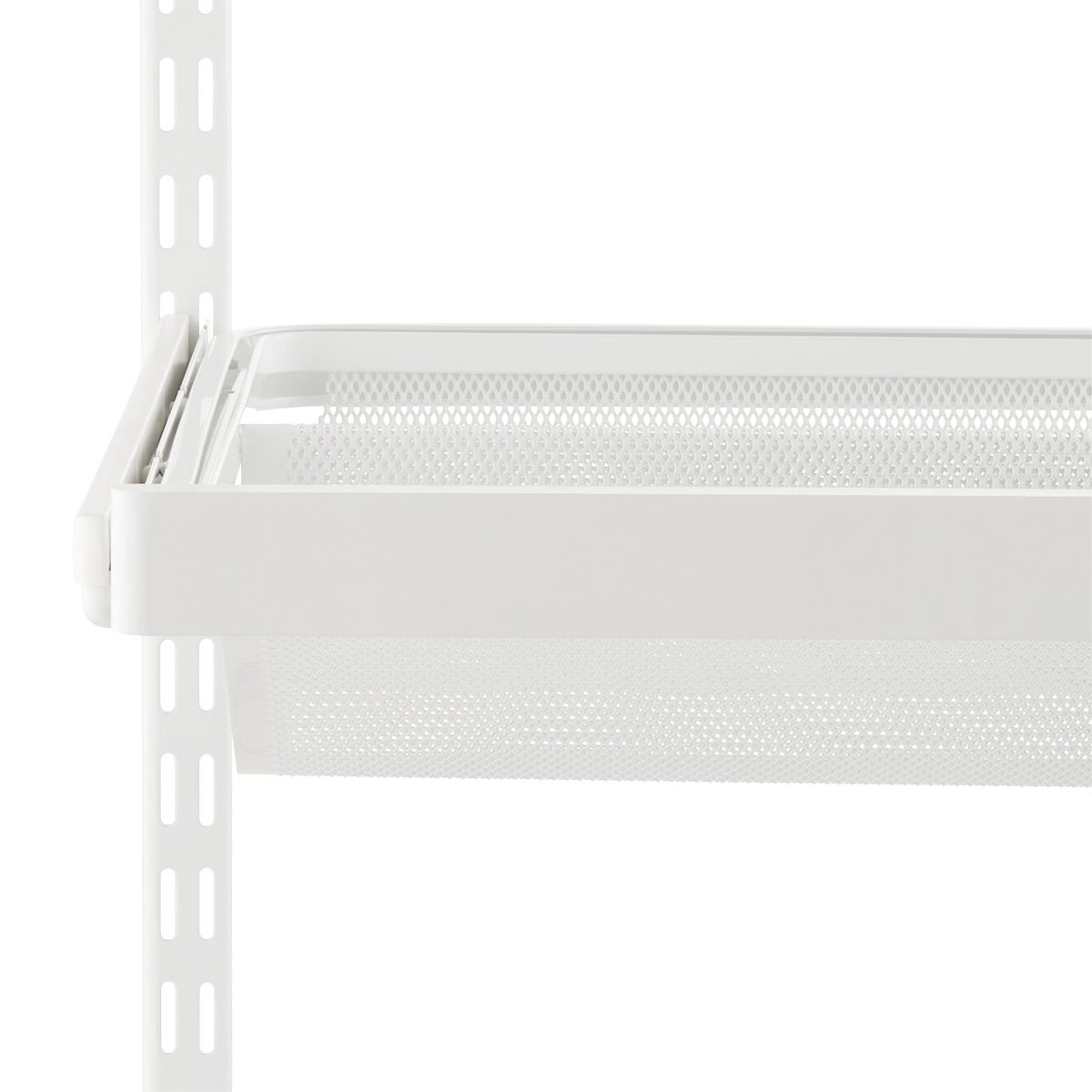 Elfa Decor Gliding Shelf Fascia White
