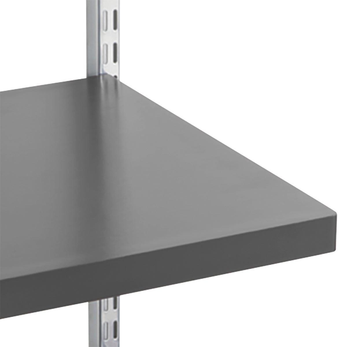 12" x 2' x 1-1/4" h Elfa Decor Décor Shelf Grey