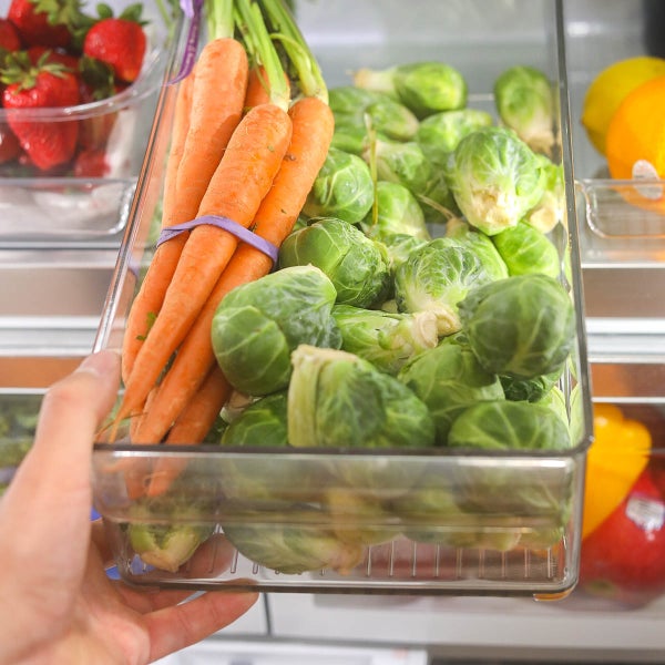 iDesign Linus Deep Fridge Bins The Container Store