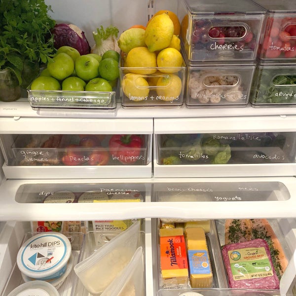 iDesign Fridge Bins The Container Store