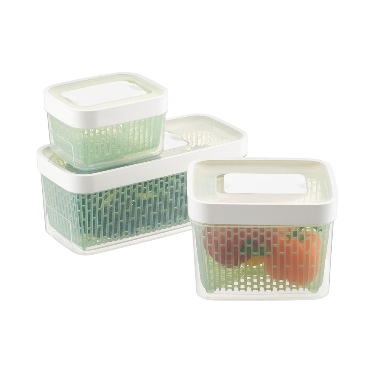 OXO greensaver Produce Keepers The Container Store