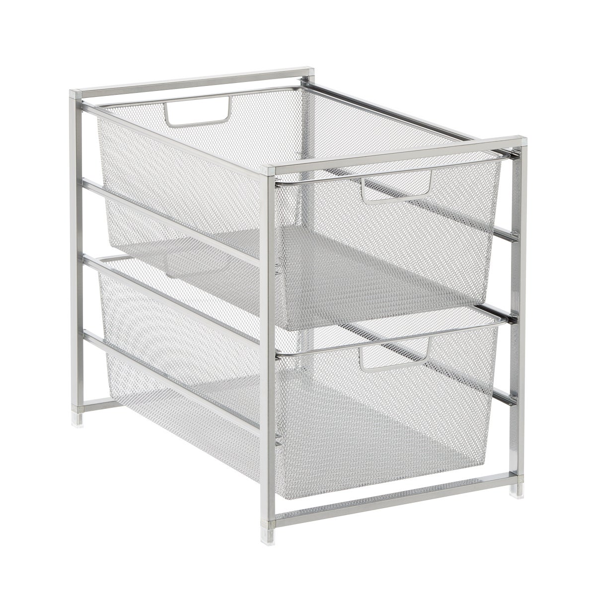 Elfa Graphite Mesh 2-Drawer Unit