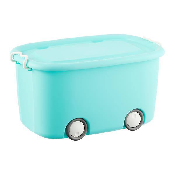 CUBE BIN WITH BUILDING LID - THE TOY STORE