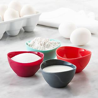 Trudeau Silicone Pinch Bowls Set of 4