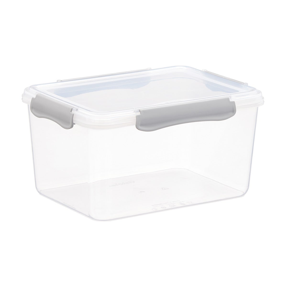 Plastic Food Containers with Grey Clips The Container Store