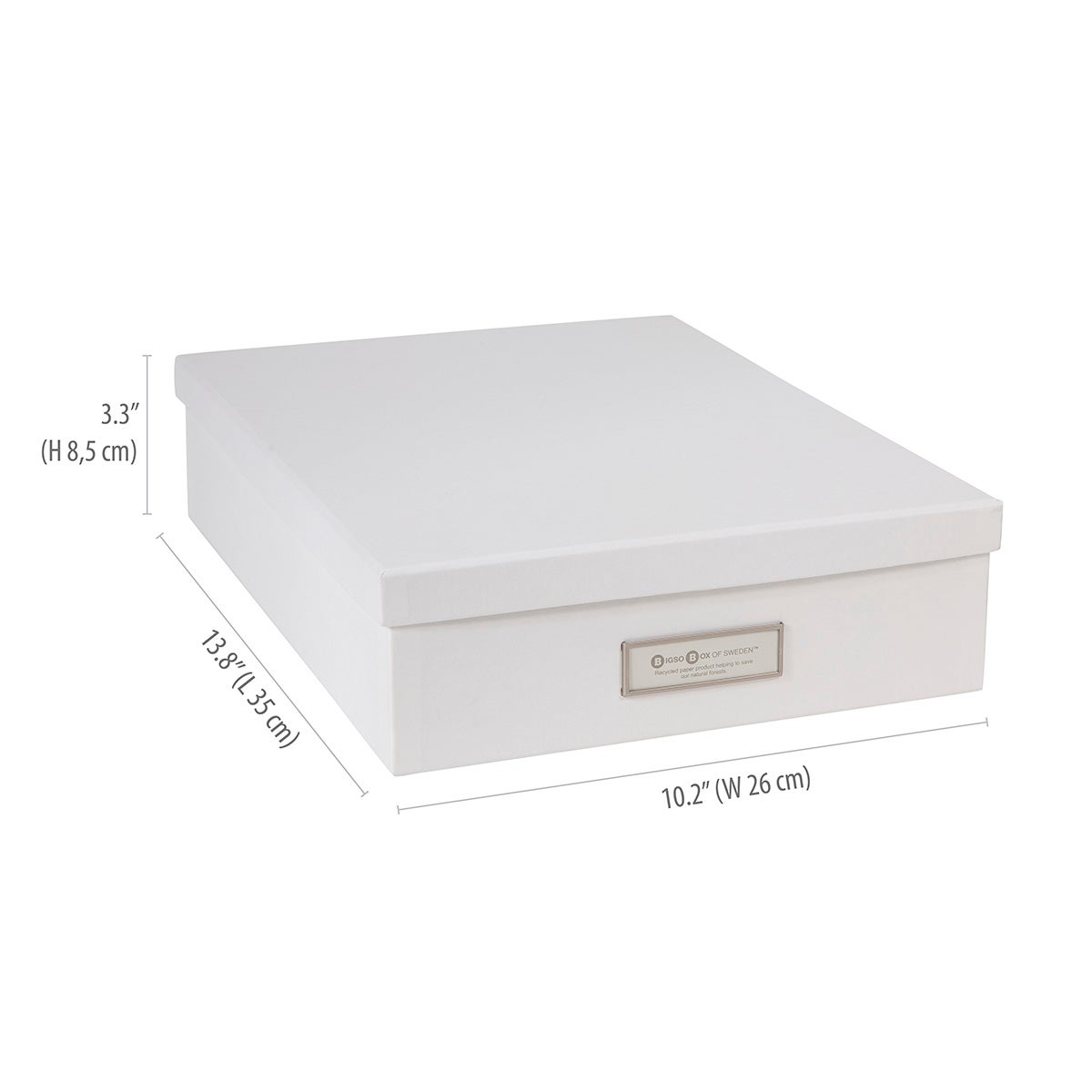 Bigso Linen Marten Office Storage Boxes The Container Store