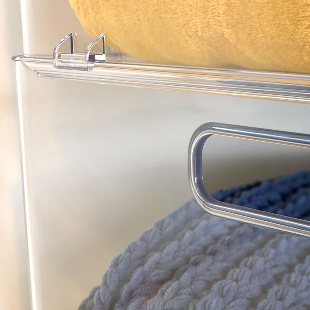 iDesign Extra Wide Open Stacking Bin The Container Store