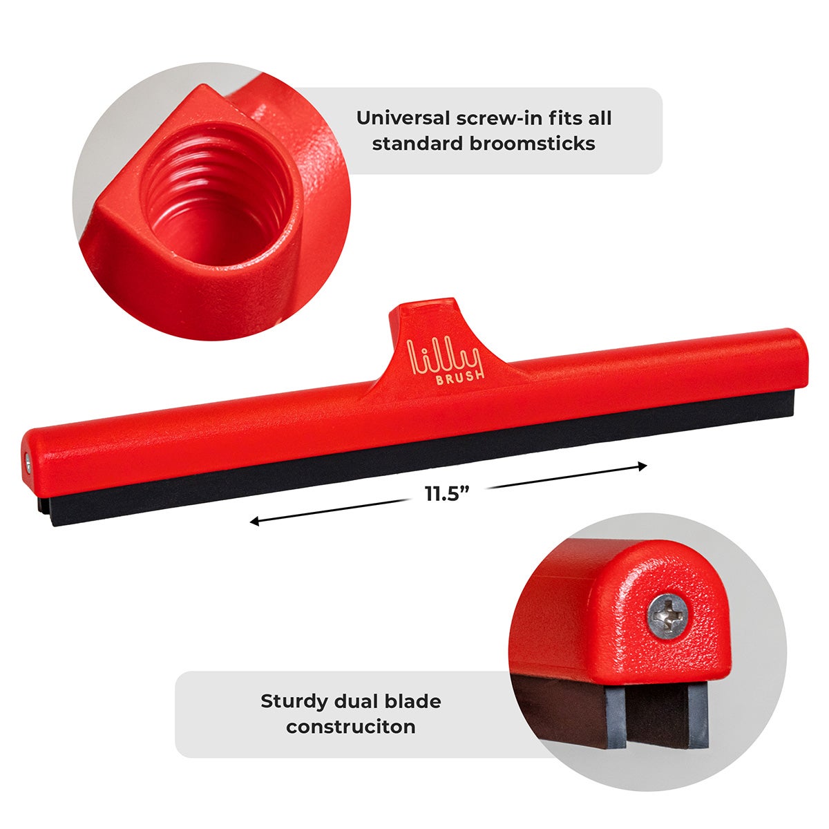 Lilly Brush Mighty Pet Hair Carpet & Rug Detailer The Container Store