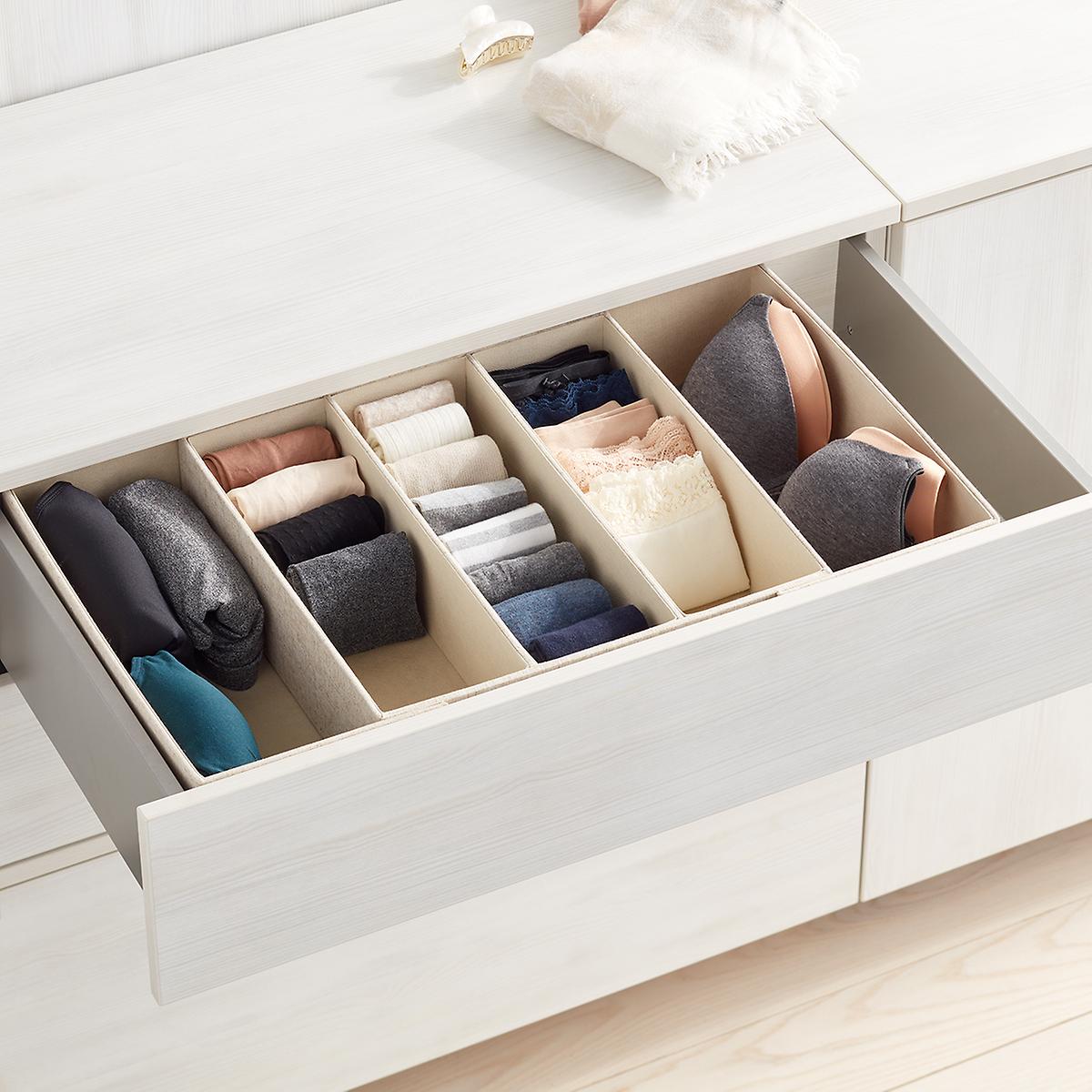 Cambridge 5Section Expandable Drawer Organizers The Container Store