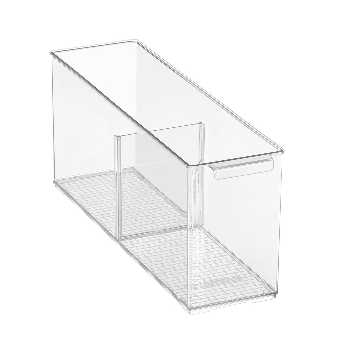 ShelfDepth Pantry Bin with Divider The Container Store