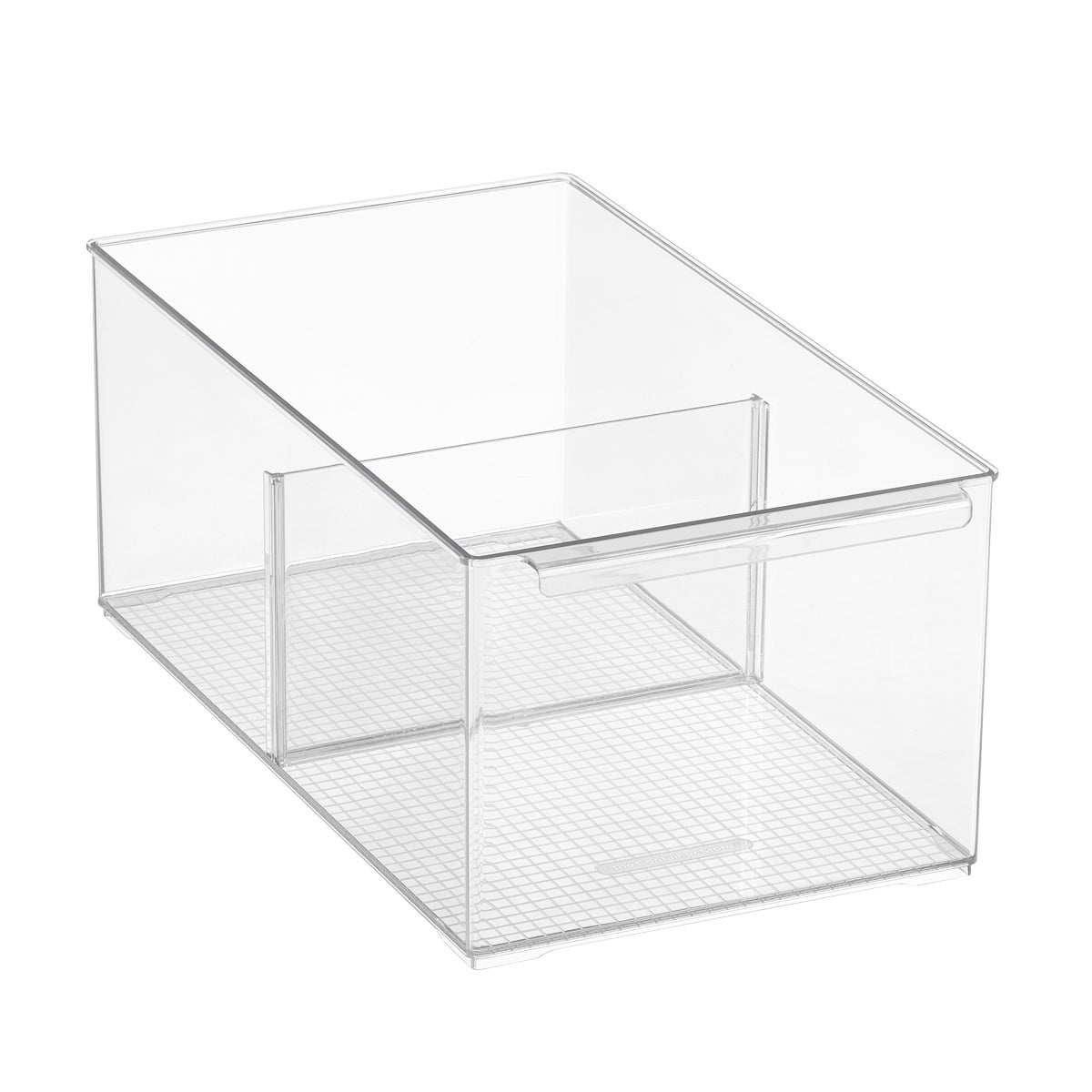 ShelfDepth Pantry Bin with Divider The Container Store