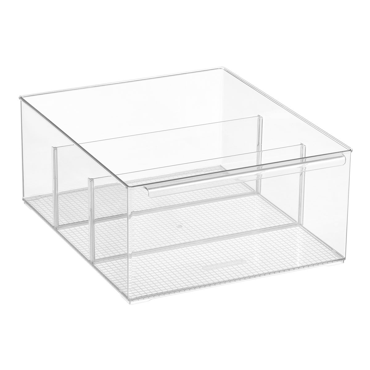 ShelfDepth Pantry Bin with Divider The Container Store