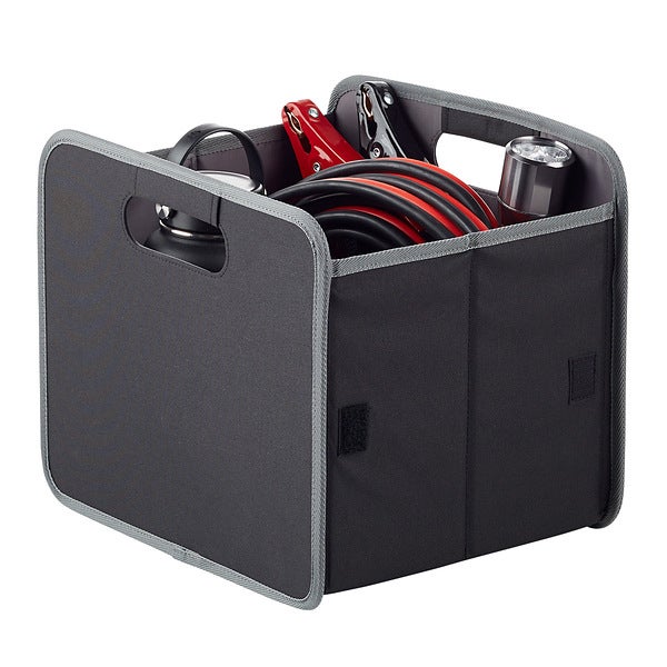 Trunk Organizer With Lid, 28L Collapsible Cargo Organizer With Aluminum - View #14