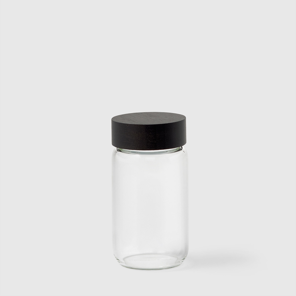 Marie Kondo Glass Spice Jar w/ Lid Ink Black