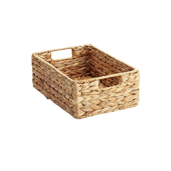 HOONEX Large Wicker Baskets for Storage, Woven Plastic Baskets for  Organizing with Dual Handles, Baskets for Storage, Set of 3, Black